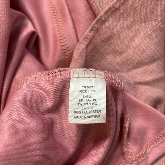 Charming Charlie Pink button down off the shoulder dress size medium - Picture 7 of 10